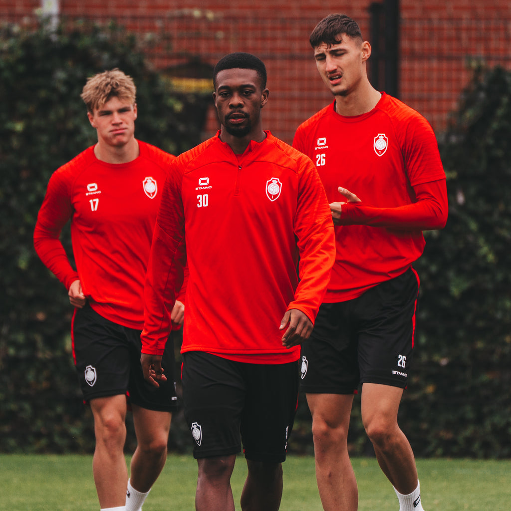 Royal Antwerp FC Quarter Zip Top Red - Junior