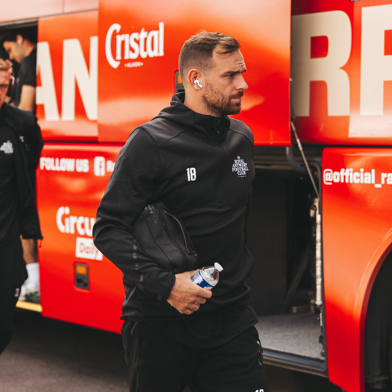 Royal Antwerp FC Half Hooded Zip Zwart