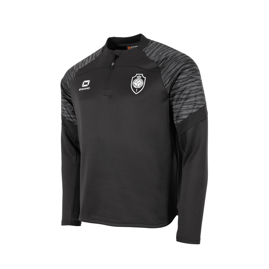 Royal Antwerp FC Quarter Zip Top Zwart  - Junior