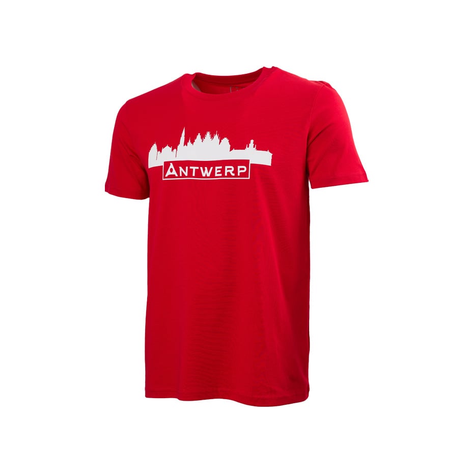 Royal Antwerp FC 'Skyline' T-Shirt Rood