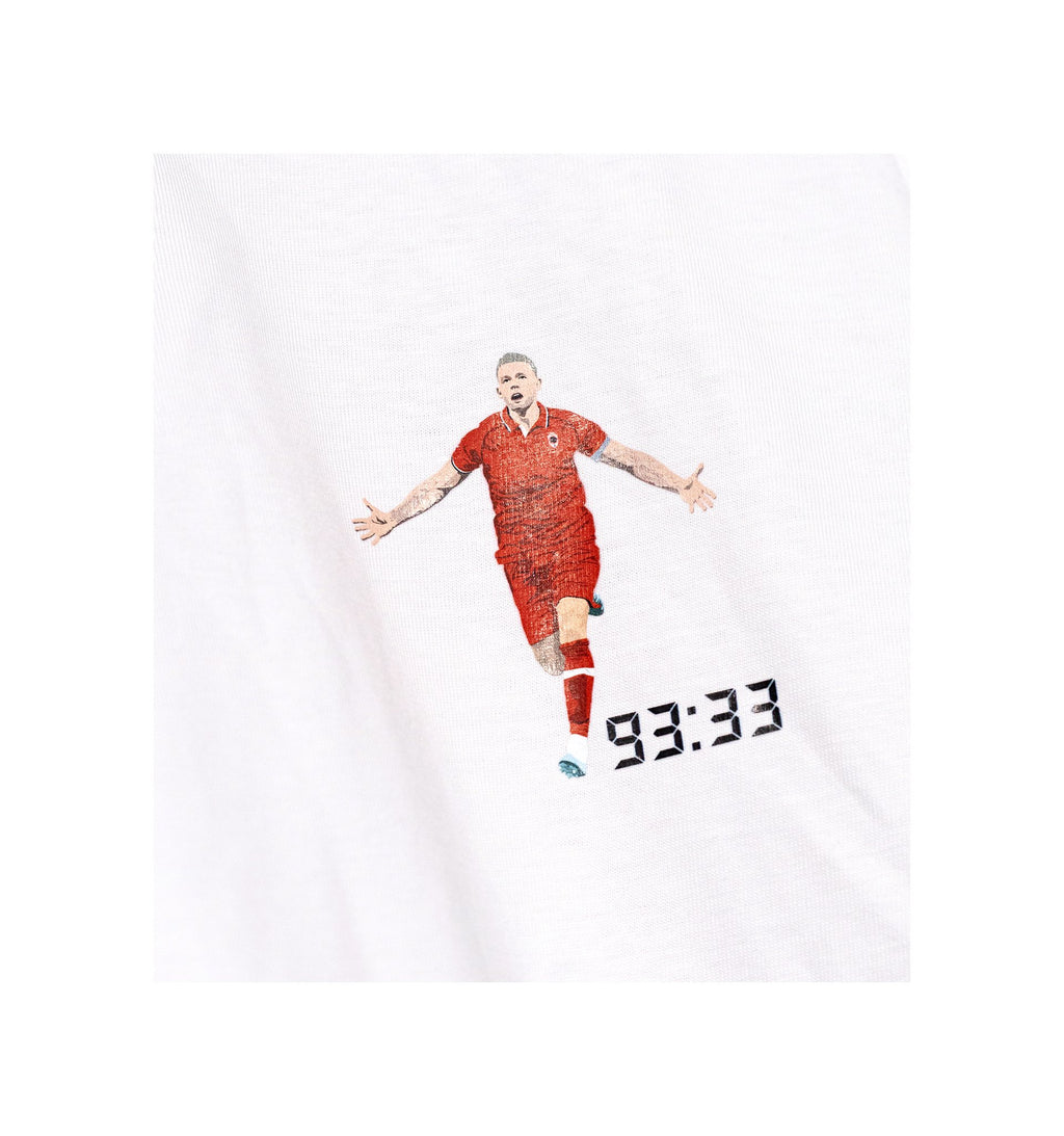 Royal Antwerp T-shirt wit - 93:33 TOBY Borstlogo