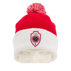 Royal Antwerp Muts rood en wit met pompom