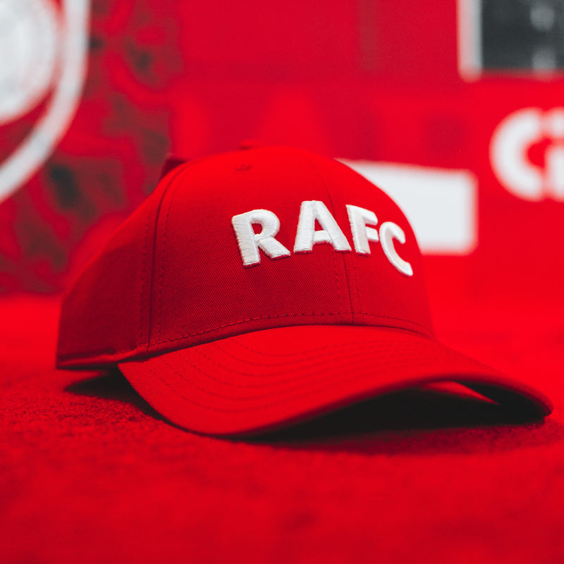 Pet rood 3D borduur RAFC