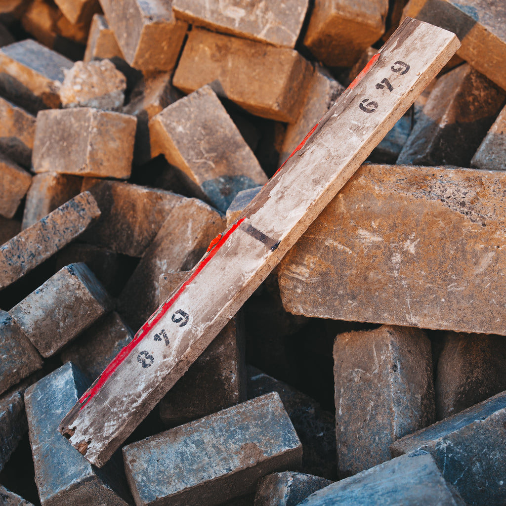 bank smal "T2" 70cm - met nummers