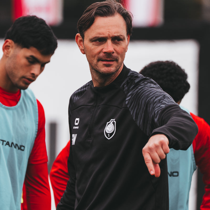 Royal Antwerp FC Quarter Zip Top Black - Junior