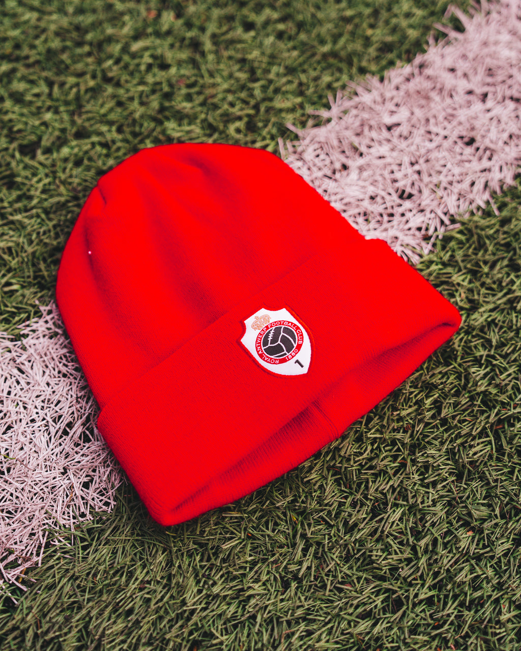 Rode muts met logo RAFC – Royal Antwerp FC Fanshop