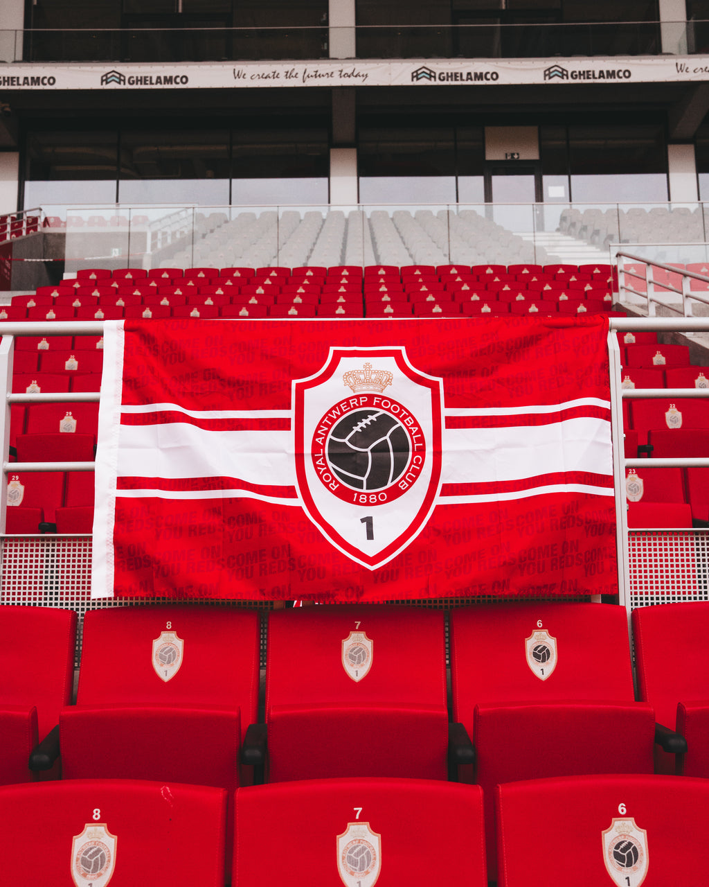 RAFC vlag C'mon you Reds