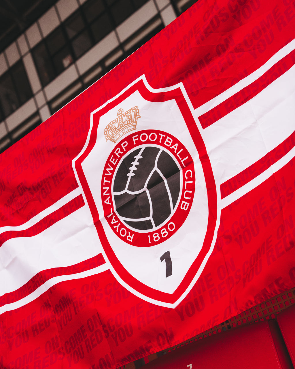 RAFC vlag C'mon you Reds