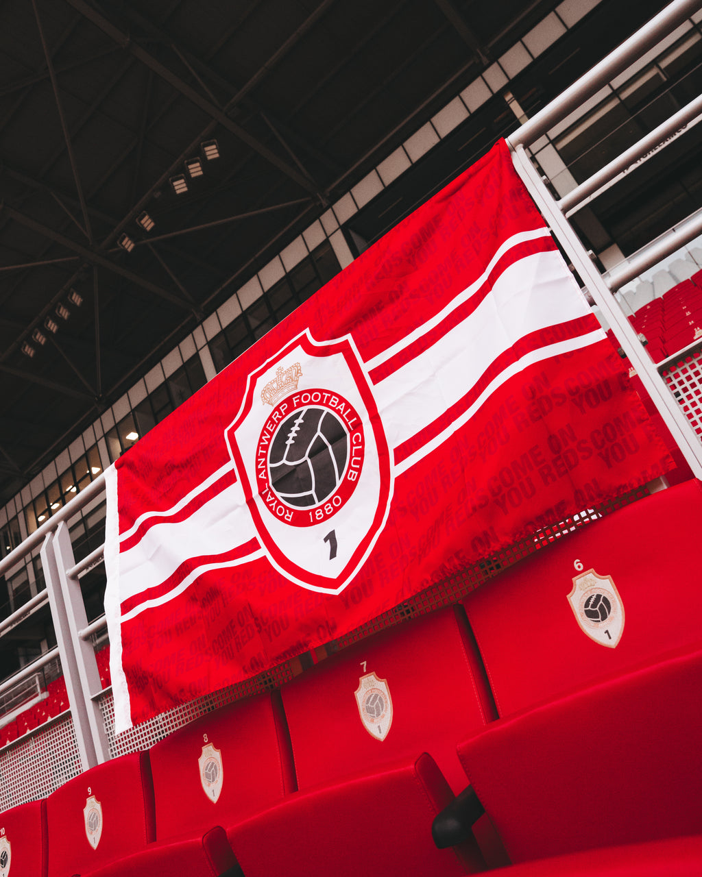 RAFC vlag C'mon you Reds