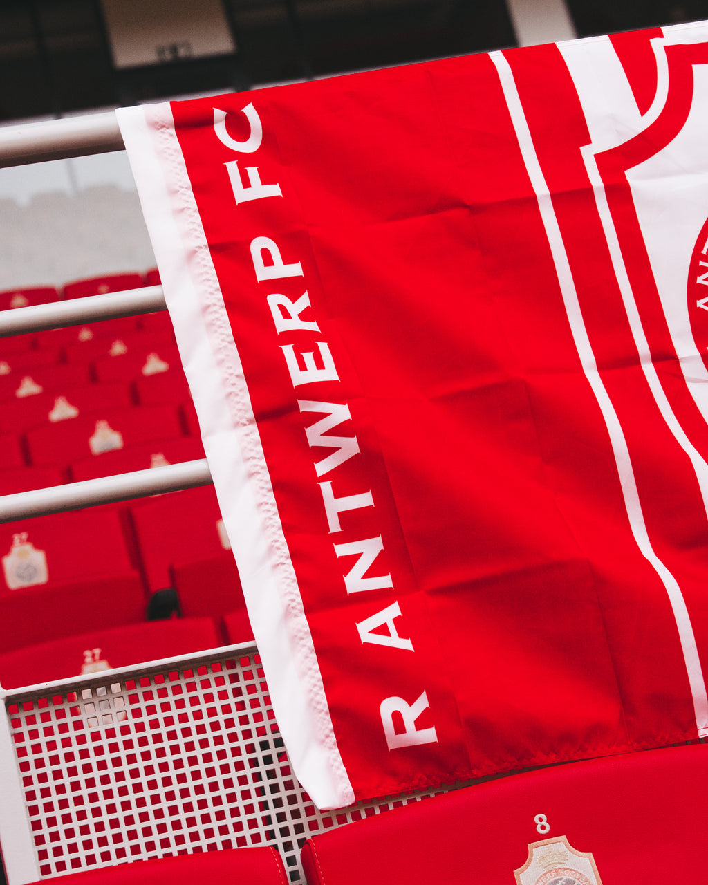 RAFC vlag met logo
