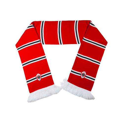 RAFC sjaal zwarte blokken met logo