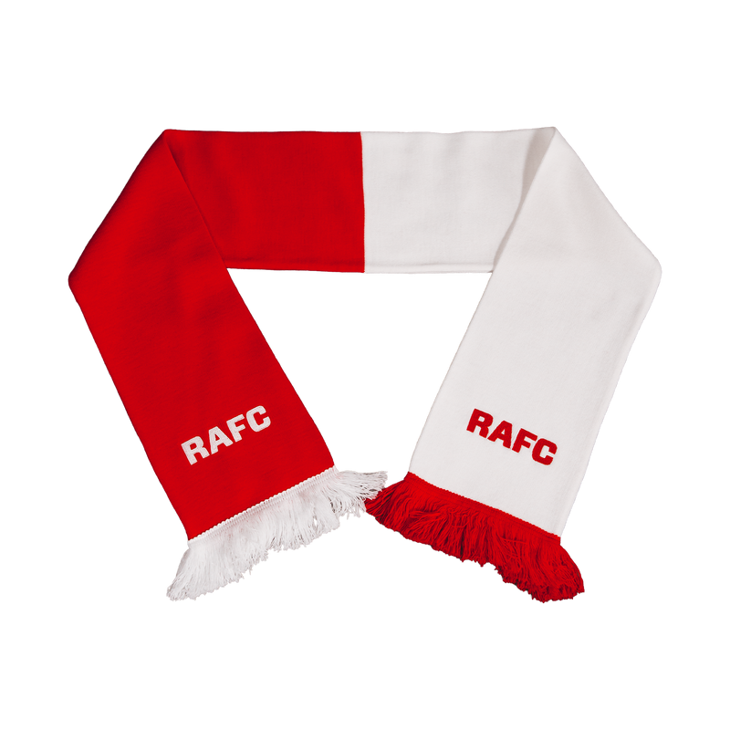 Sjaal half/half met borduring RAFC