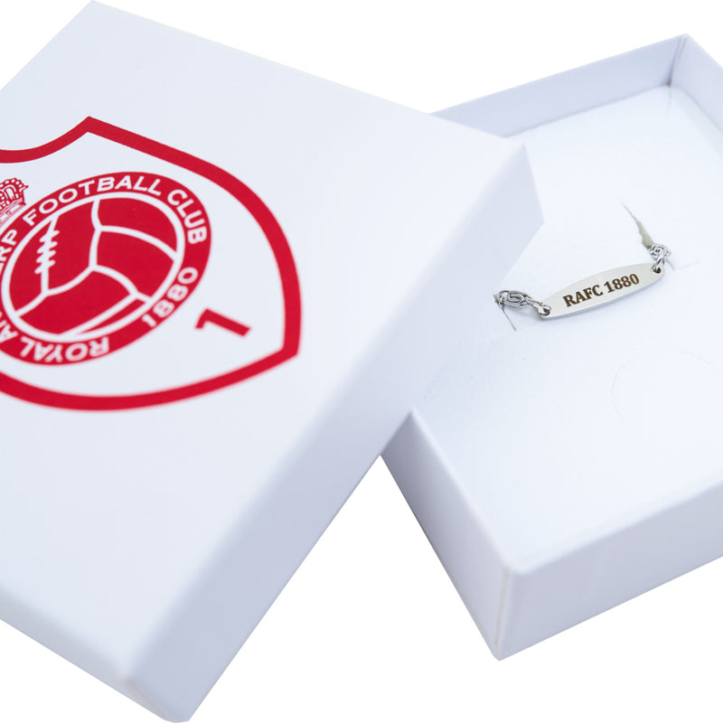 Zilveren armband met logo RAFC