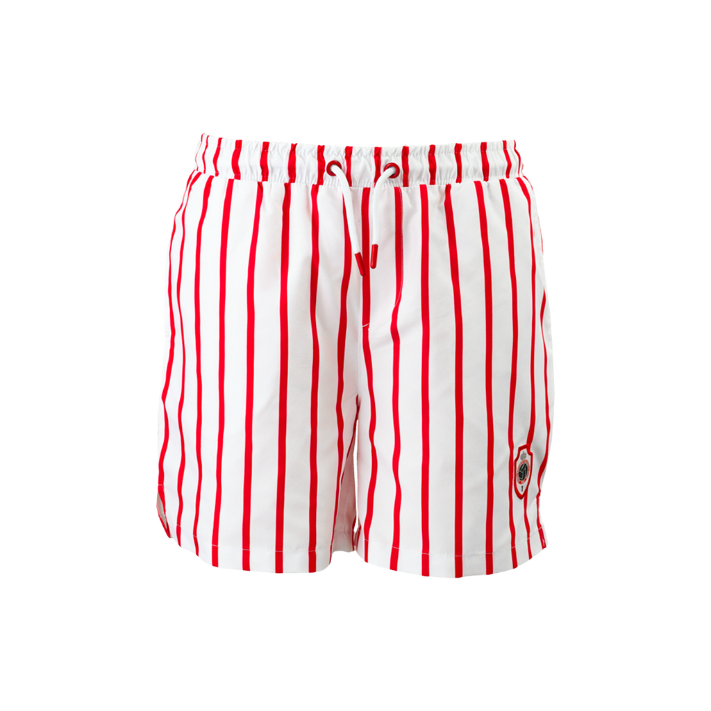 RAFC zwemshort gestreept met logo - Junior