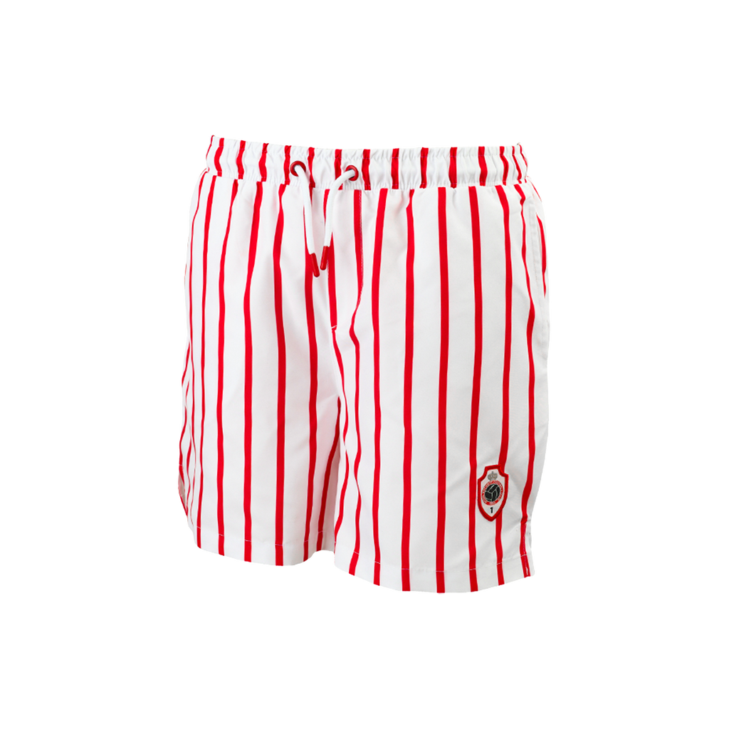 RAFC zwemshort gestreept met logo - Junior
