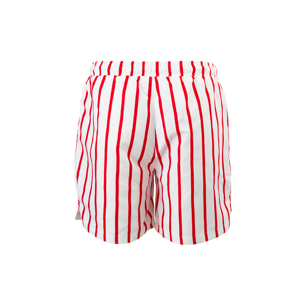 RAFC zwemshort gestreept met logo - Junior