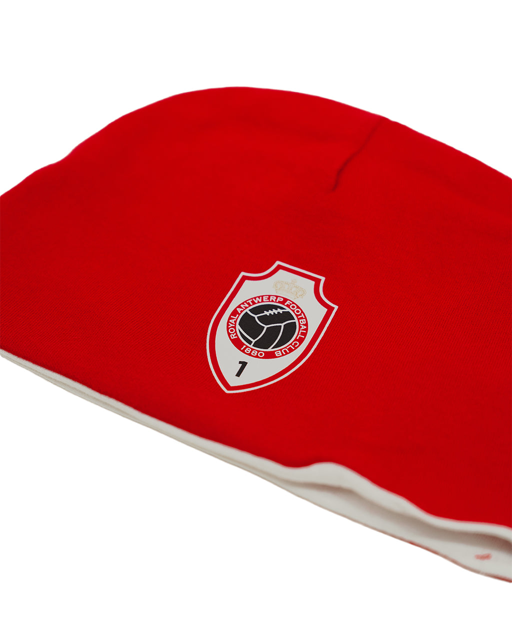 Royal Antwerp Baby Muts Reversible rood/wit