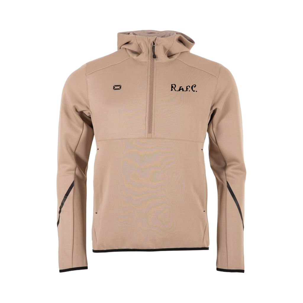 Royal Antwerp FC hooded Half Zip Top Beige