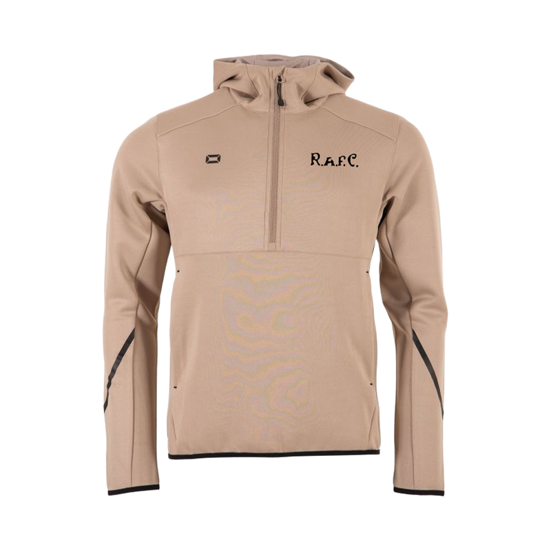 Royal Antwerp FC hooded Half Zip Top Beige