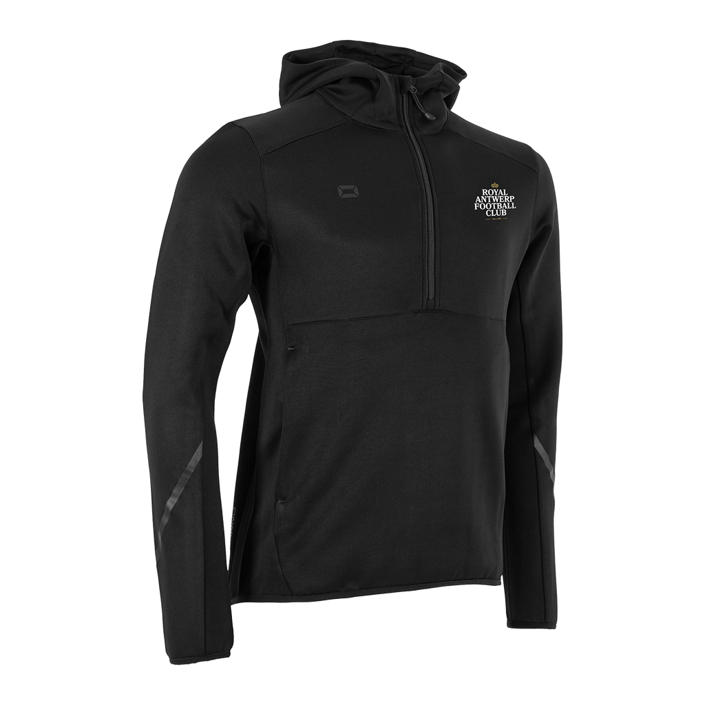 Royal Antwerp FC Quarter Zip Half Hooded Zwart