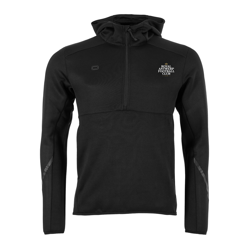 Royal Antwerp FC Quarter Zip Half Hooded Zwart
