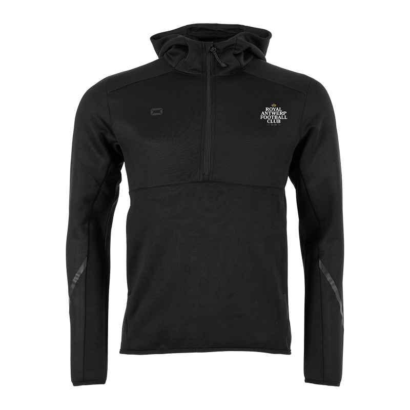Royal Antwerp FC Quarter Zip Half Hooded Zwart
