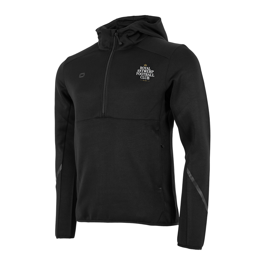 Royal Antwerp FC Quarter Zip Half Hooded Zwart