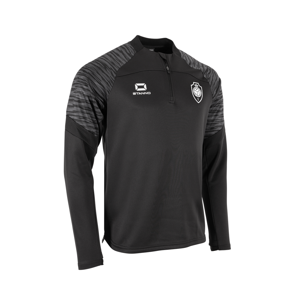 Royal Antwerp FC Quarter Zip Top Zwart  - Junior