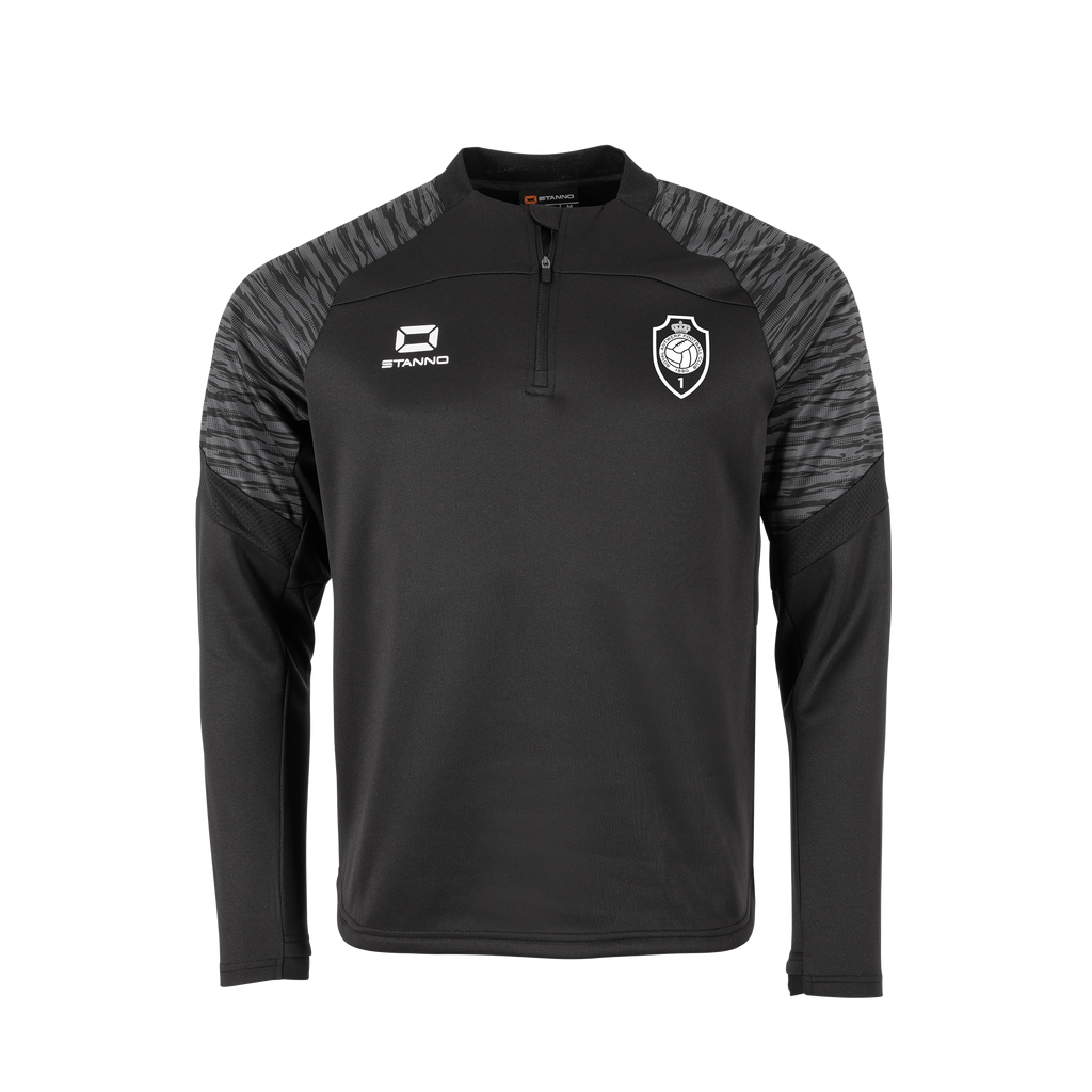 Royal Antwerp FC Quarter Zip Top Zwart  - Junior