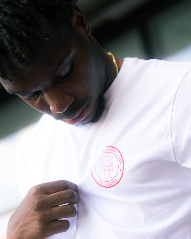 Royal Antwerp T-shirt Wit - stempel The Great Old