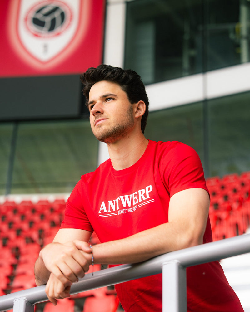 Royal Antwerp T-shirt Rood KIDS - Antwerp komt eraan