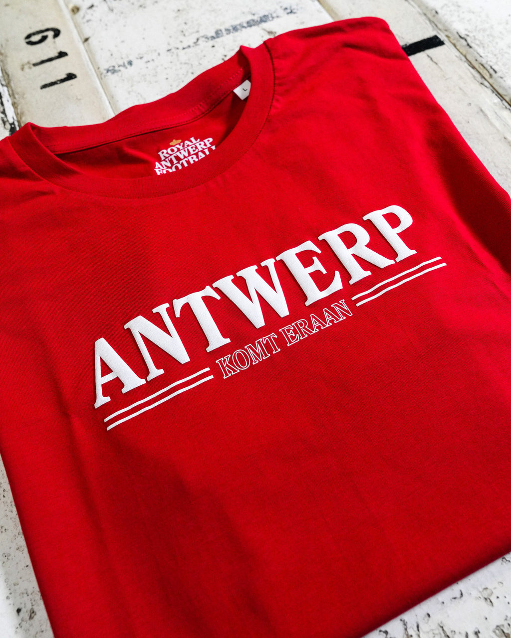Royal Antwerp T-shirt Rood - Antwerp komt eraan