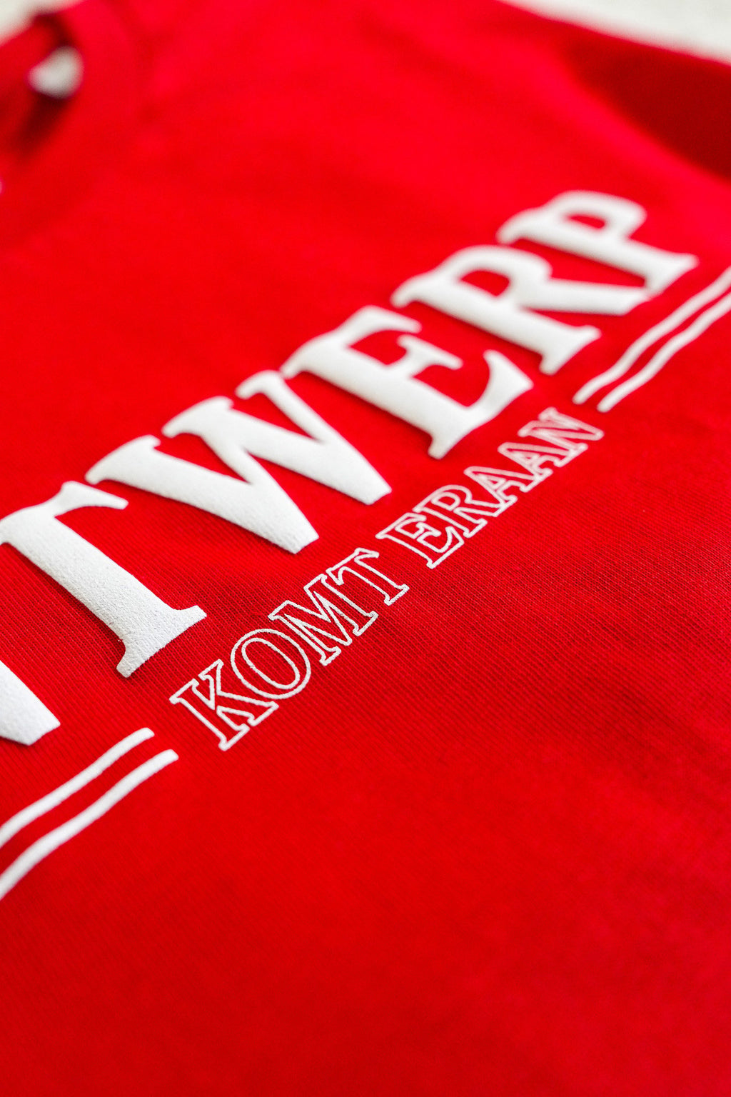 Royal Antwerp T-shirt Rood - Antwerp komt eraan