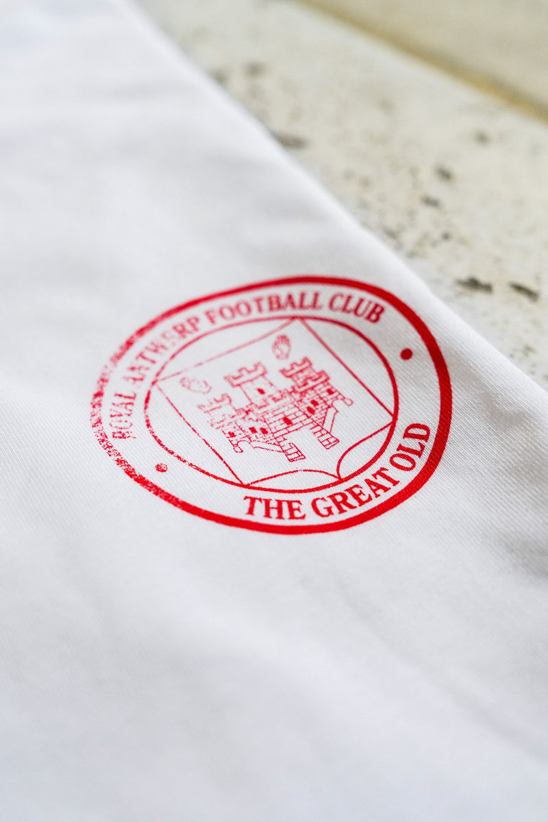 Royal Antwerp T-shirt Wit - stempel The Great Old