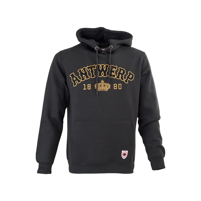 Royal Antwerp Hoodie Anthracite Antwerp 1880