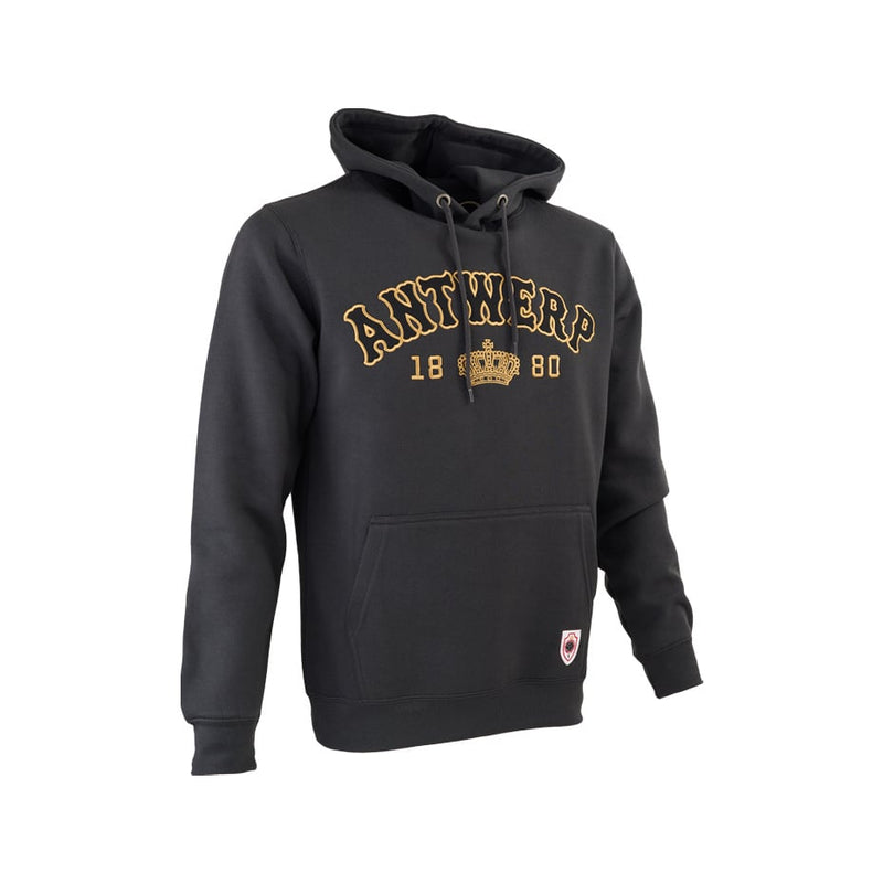 Royal Antwerp Hoodie Anthracite Antwerp 1880