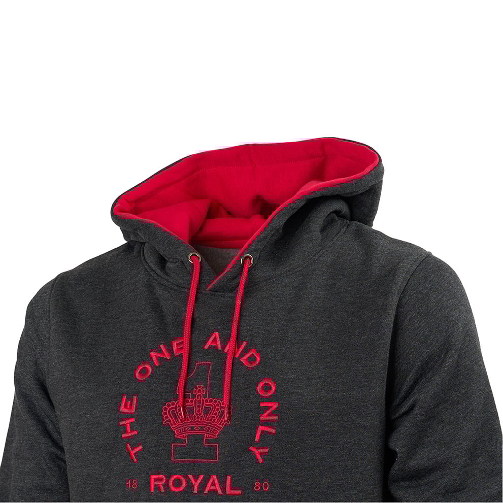 Royal Antwerp Hoodie donkergrijs - The one and only