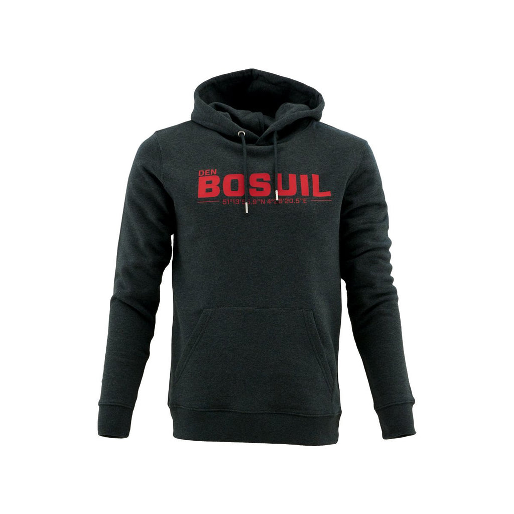 Royal Antwerp Hoodie donkergrijs DEN BOSUIL geo