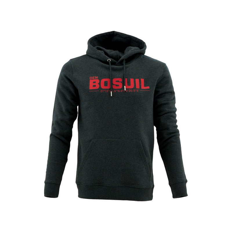 Royal Antwerp Hoodie donkergrijs DEN BOSUIL geo