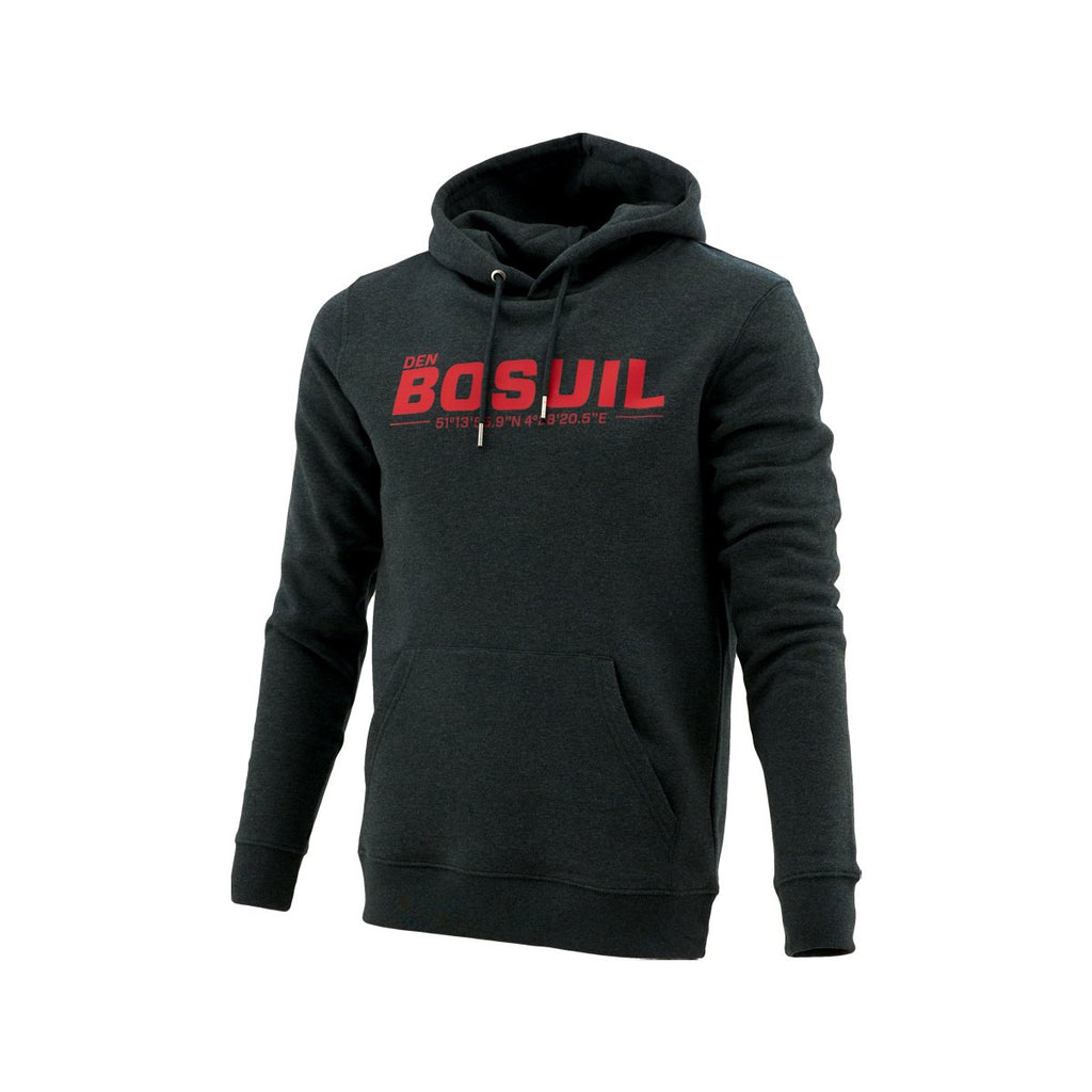 Royal Antwerp Hoodie donkergrijs DEN BOSUIL geo