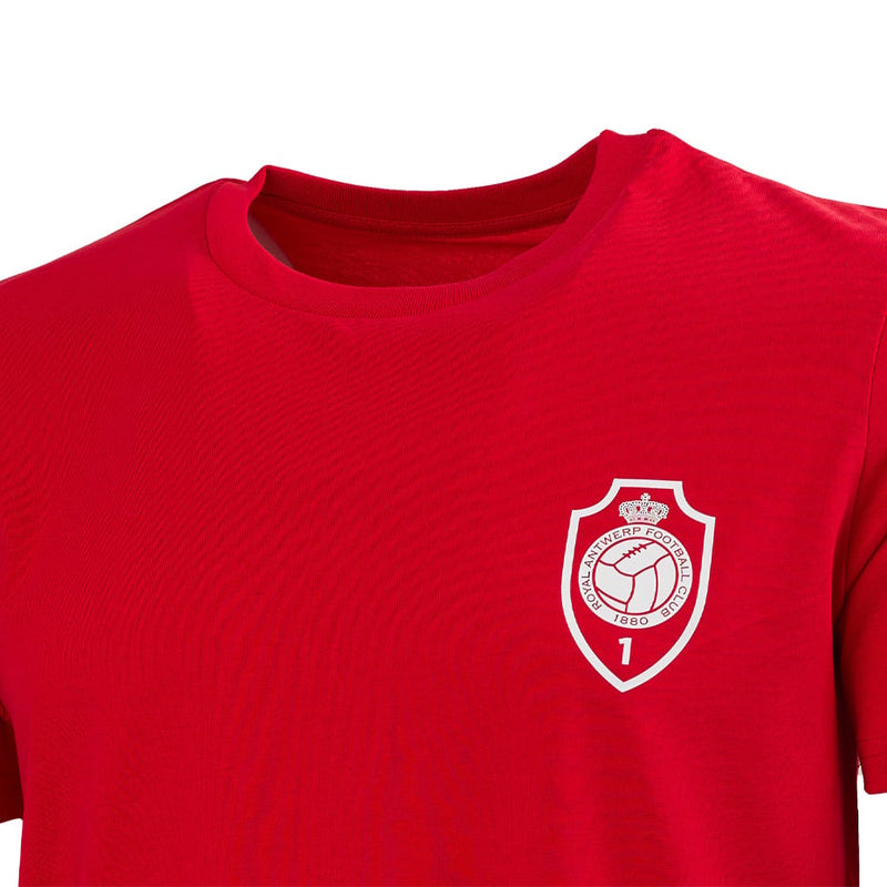 Royal Antwerp T-shirt rood logo Antwerp