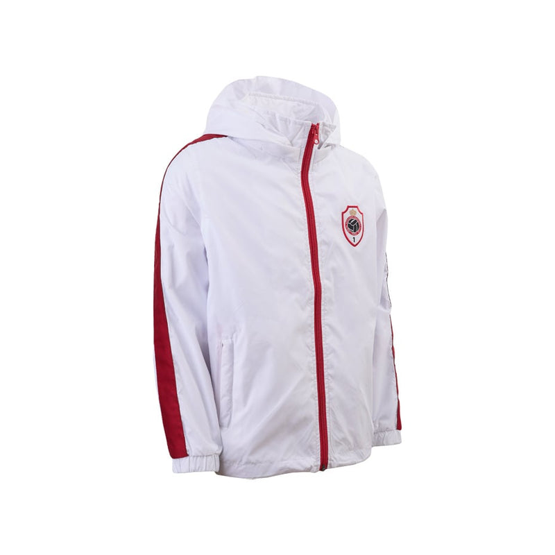 Royal Antwerp Regenjas wit rood logo Antwerp KIDS