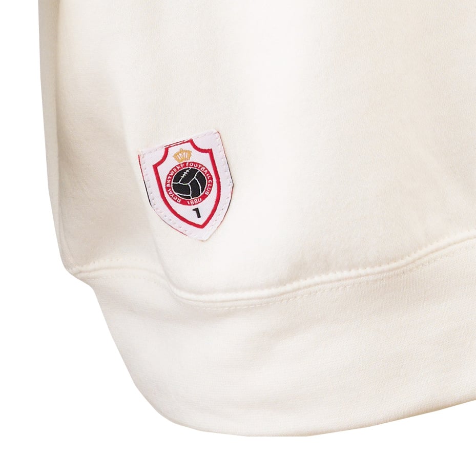 Royal Antwerp Oversized Sweater Offwhite Rugprint Royal Antwerp Football Club