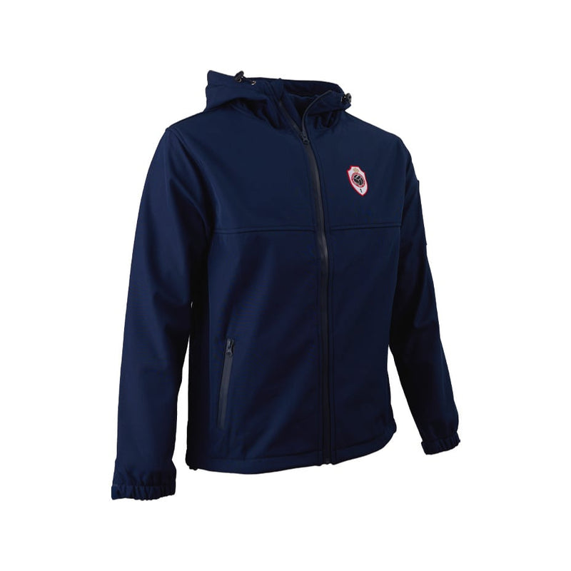 Royal Antwerp Softshell Jas navy blauw borstlogo
