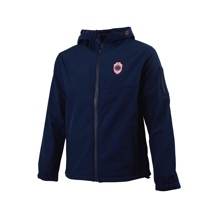 Royal Antwerp Softshell Jas navy blauw borstlogo