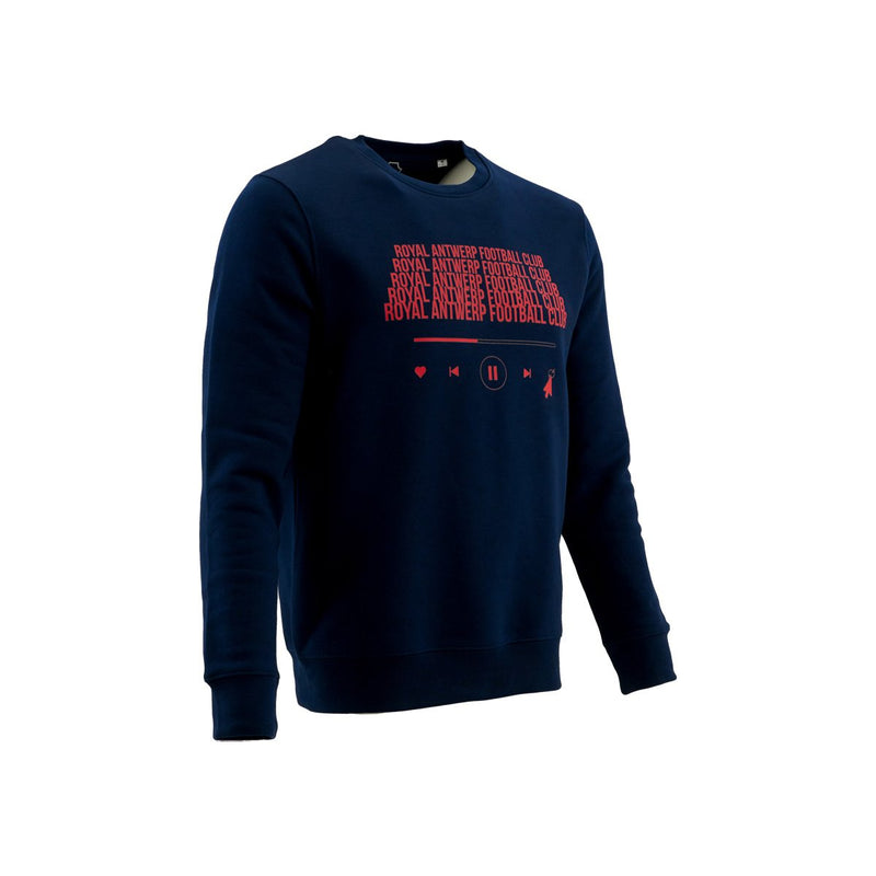 Royal Antwerp Sweater navy blauw RAFC repeat
