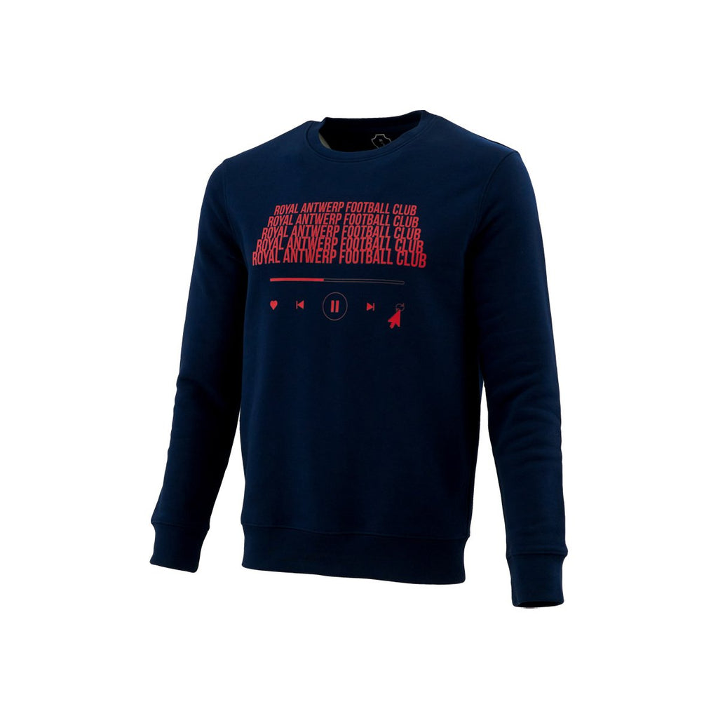 Royal Antwerp Sweater navy blauw RAFC repeat