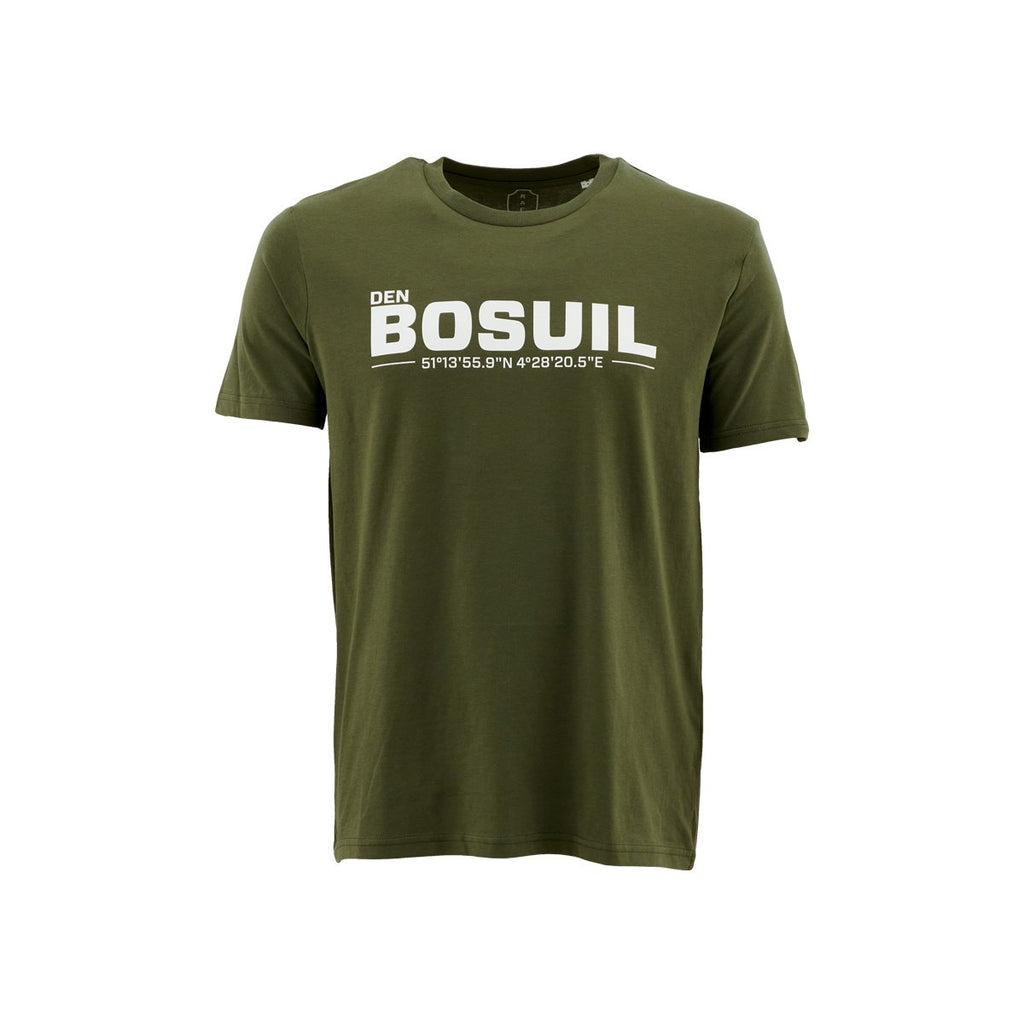 Royal Antwerp T-shirt khaki groen DEN BOSUIL geo