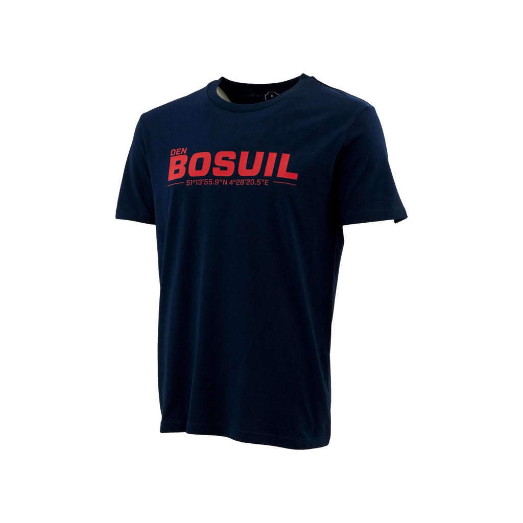 Royal Antwerp T-shirt navy blauw DEN BOSUIL geo
