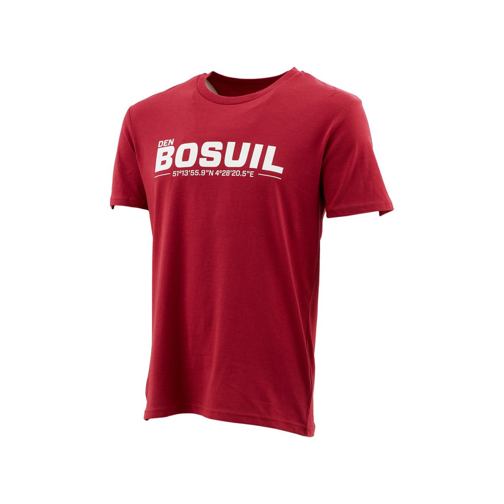 Royal Antwerp T-shirt rood DEN BOSUIL geo